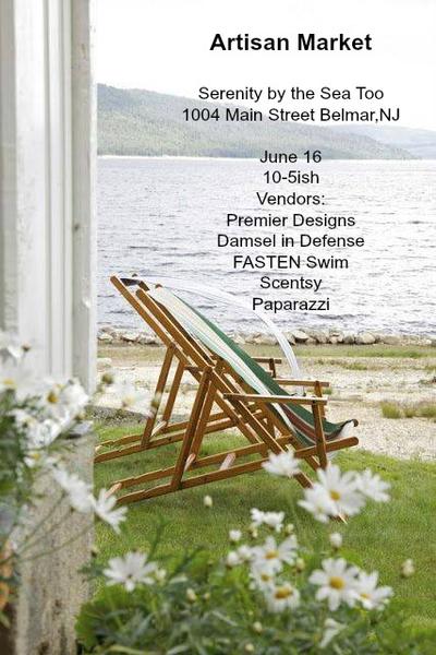 Meet the owners of FASTEN at the pop up shop Serenity by the Sea in Belmar NJ this Saturday June 16th
