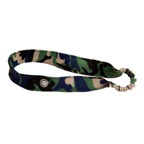 This indigo camo headband from FASTEN is perfect to keep the hair out of your little girl's eyes. Also fits infant girls! Spandex headband is great for beach days and swimming in the pool. 